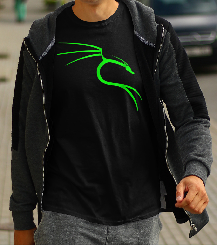 Kali Linux Dragon Cool Hacker Nerd T-Shirt