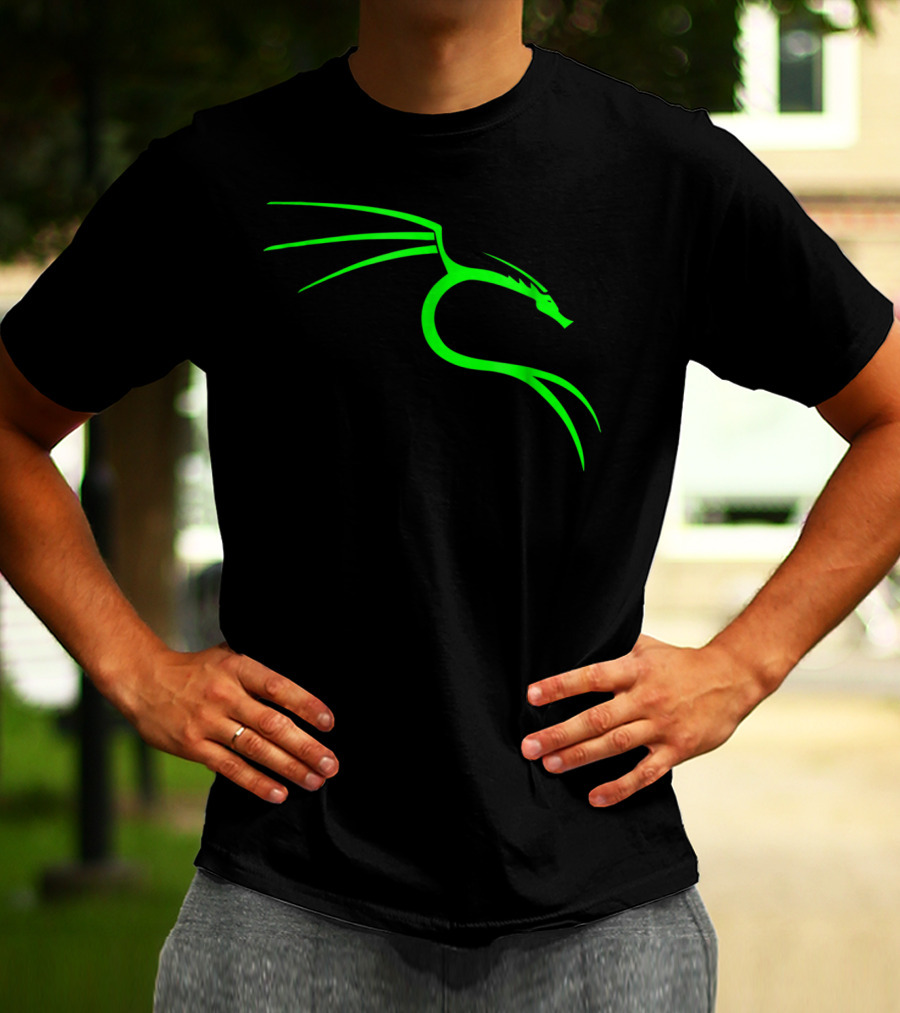 Kali Linux Dragon Cool Hacker Nerd T-Shirt