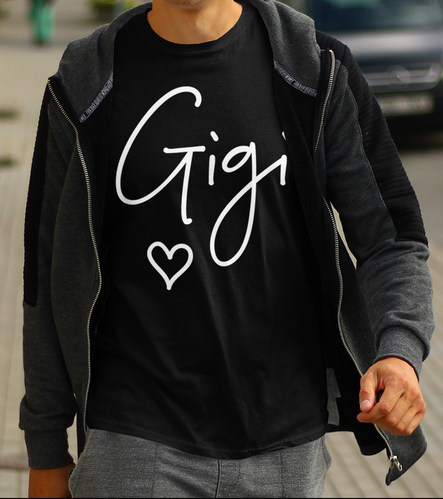 Gigi Mother's Day Grandma Heart T-Shirt