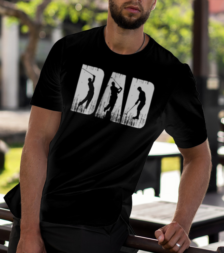 Dad Golf Player Sport Style Game T-Shirt
