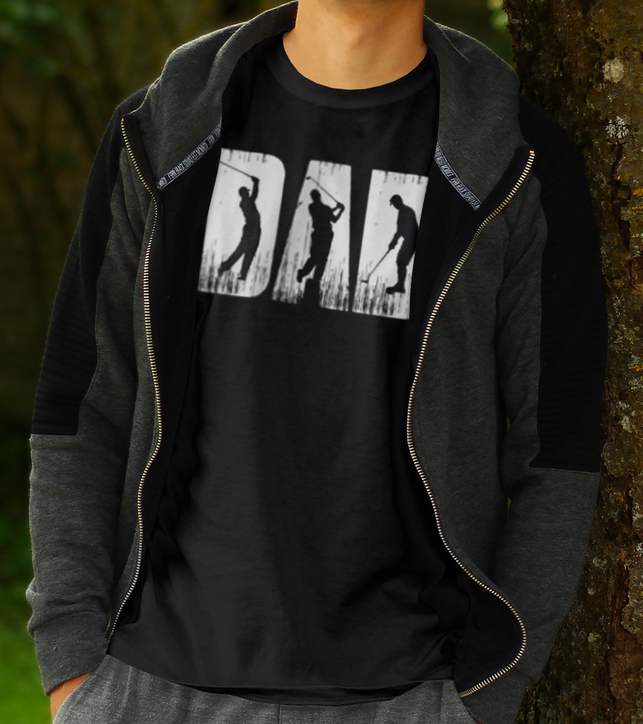 Dad Golf Player Sport Style Game T-Shirt