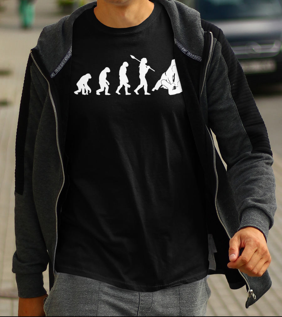 Evolution Of Jiu Jitsu Grappling Martial Arts Comedy T-Shirt