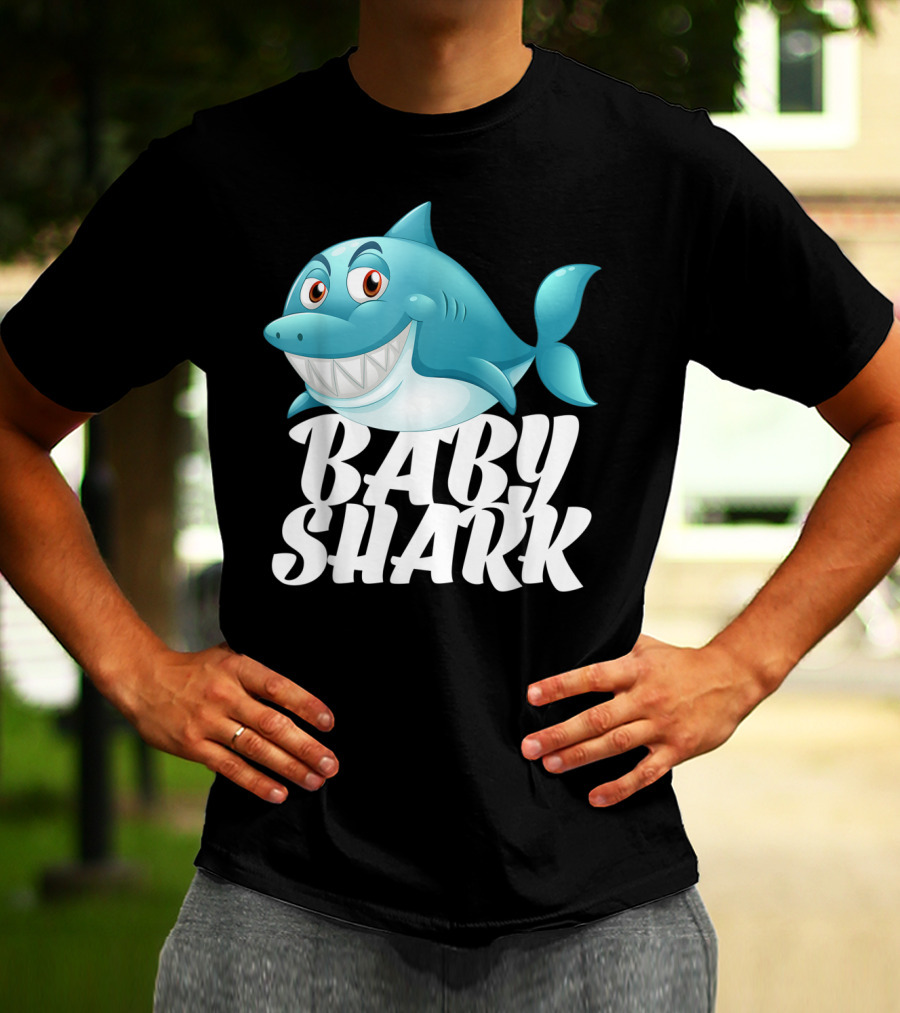 Baby Shark Lovers I Love Sharks T-Shirt