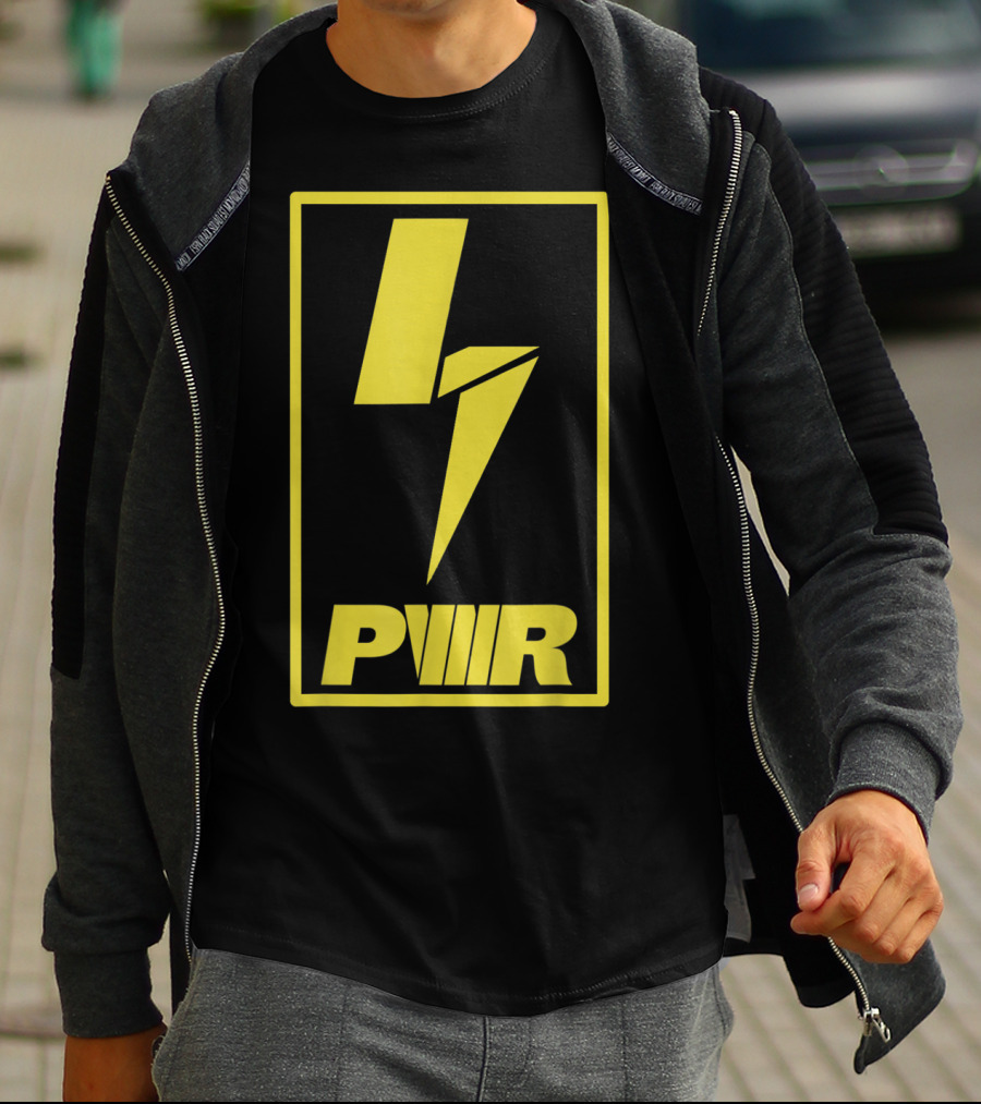 PWR Hazard Bolt Lightning T-Shirt
