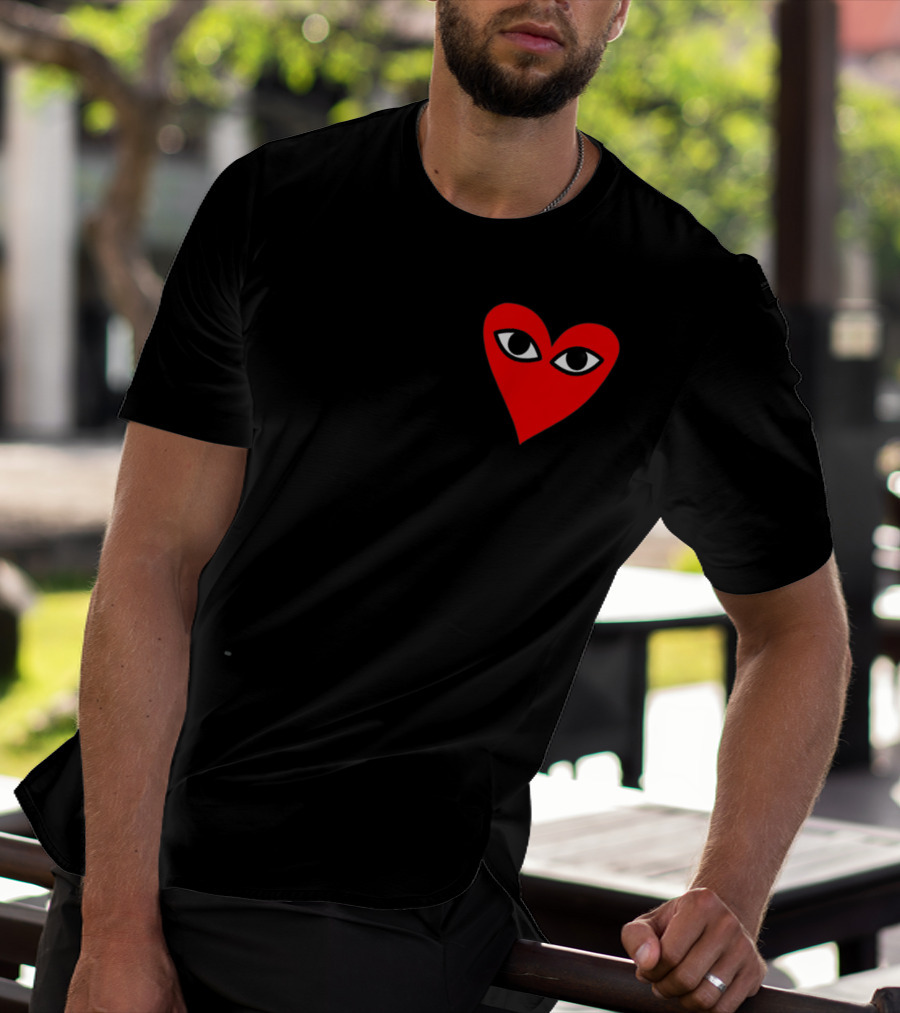 Heart For Comme Des Garçons Red Eye T-Shirt