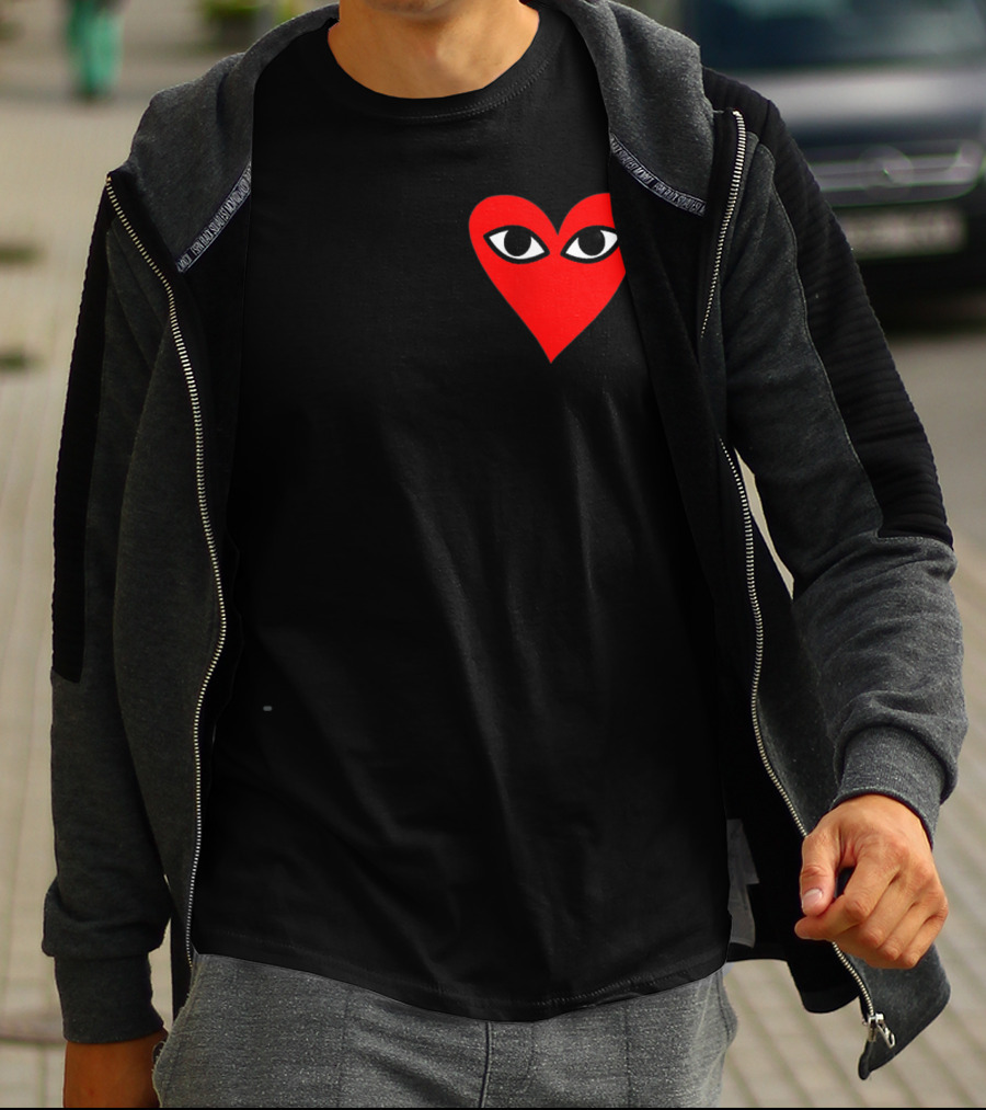 Heart For Comme Des Garçons Red Eye T-Shirt
