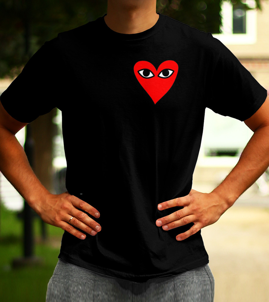 Heart For Comme Des Garçons Red Eye T-Shirt