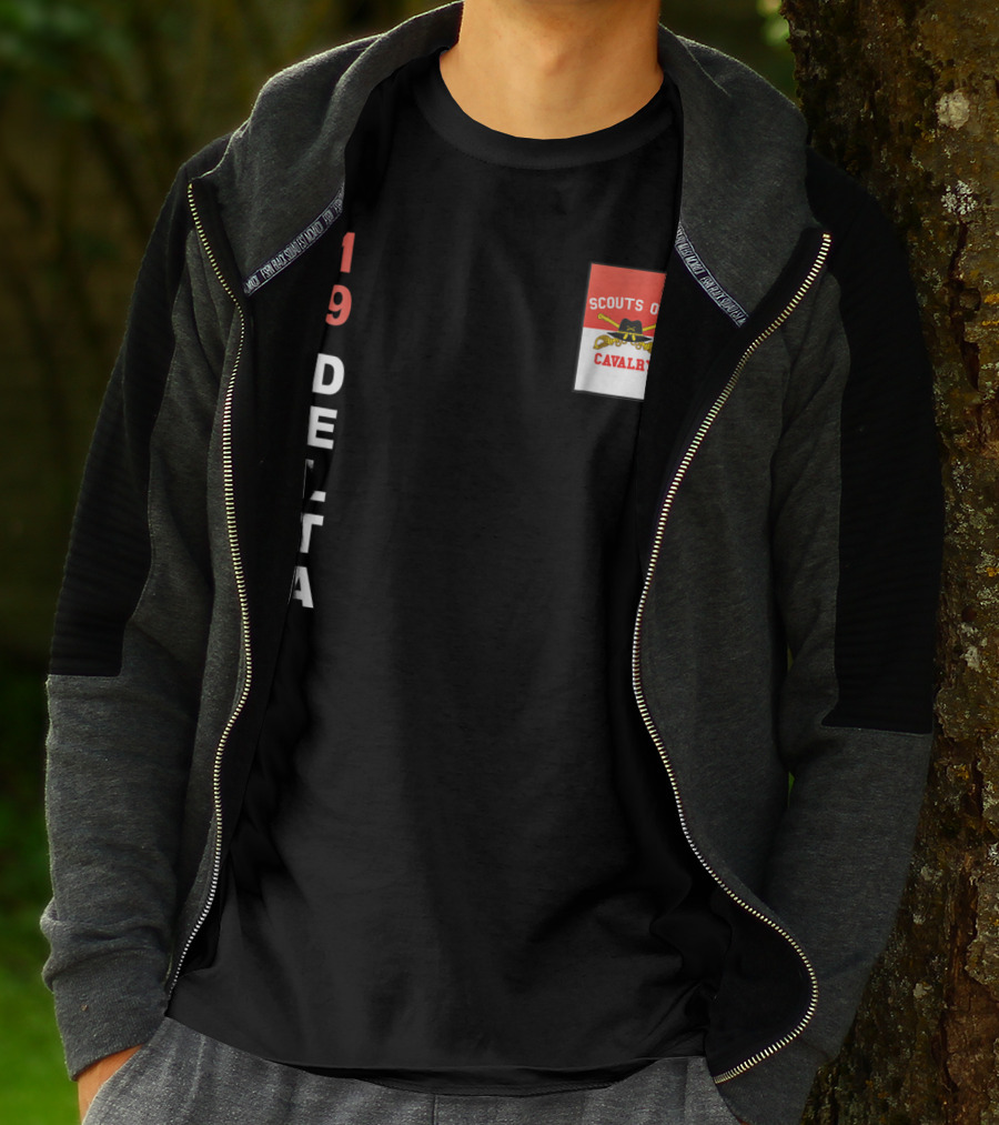 19 Delta Scouts Out Cavalry T-Shirt