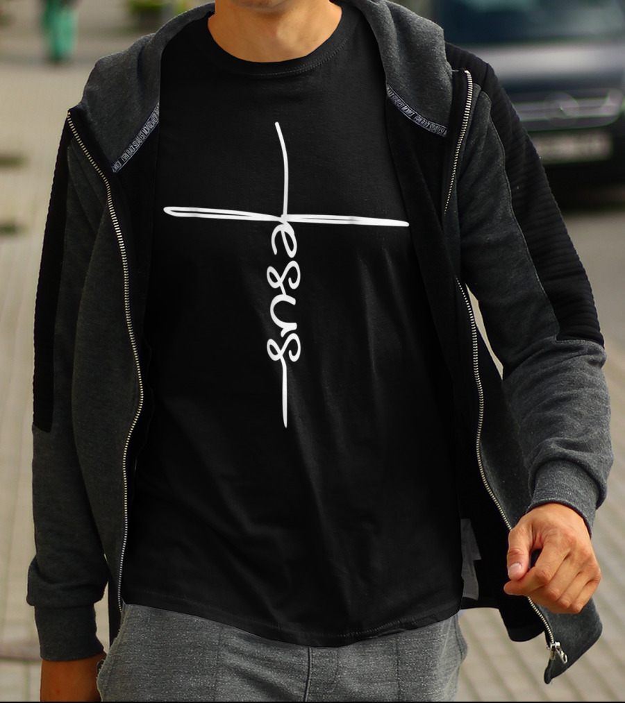 Faith Cross Jesus Cute Novelty T-Shirt