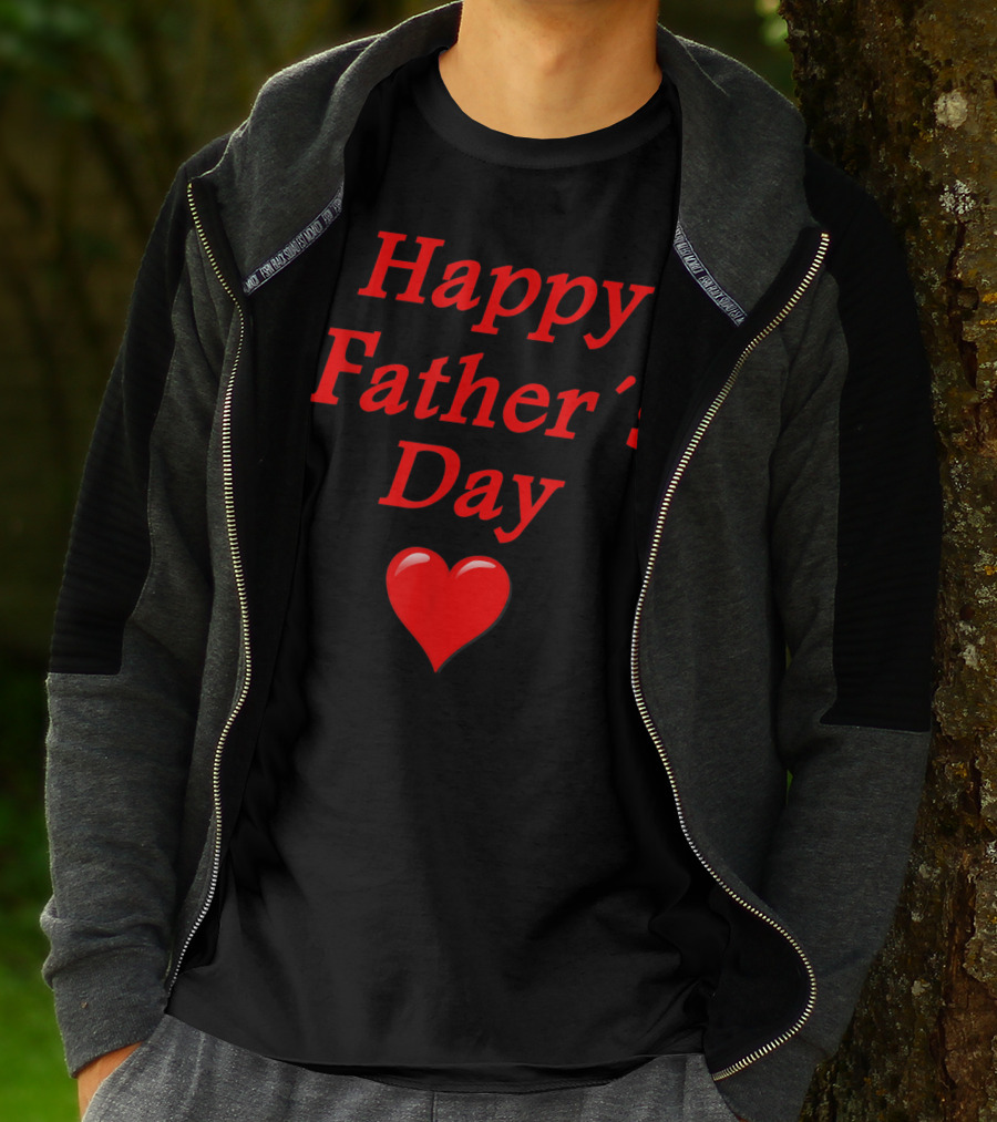 Happy Father's Day Heart T-Shirt