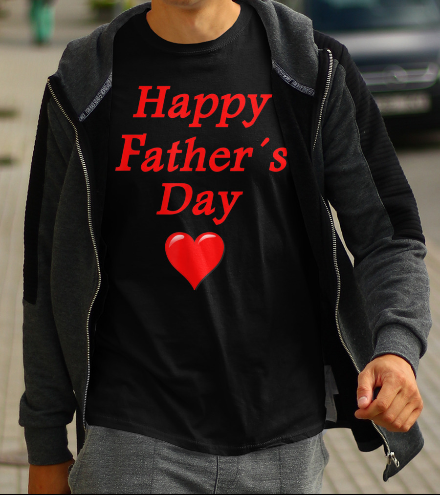 Happy Father's Day Heart T-Shirt