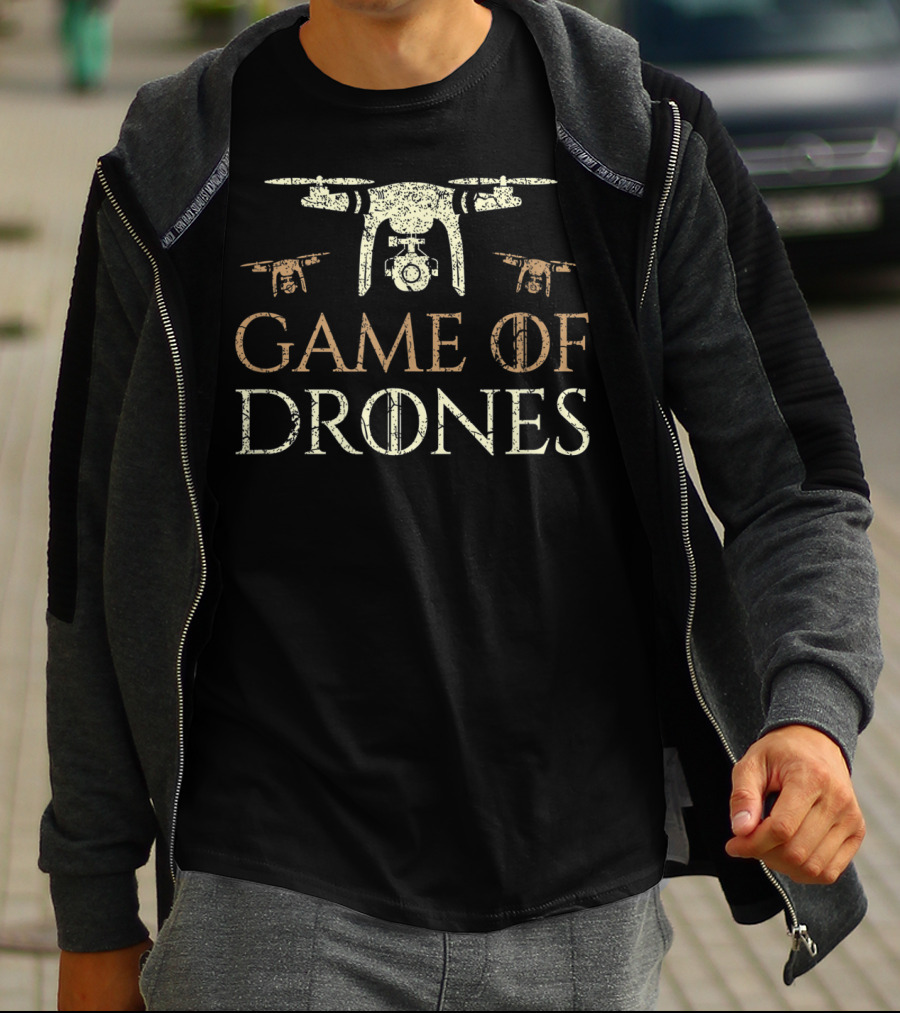 Game Of Drones Funny Drone Pilot Playful Drone T-Shirt