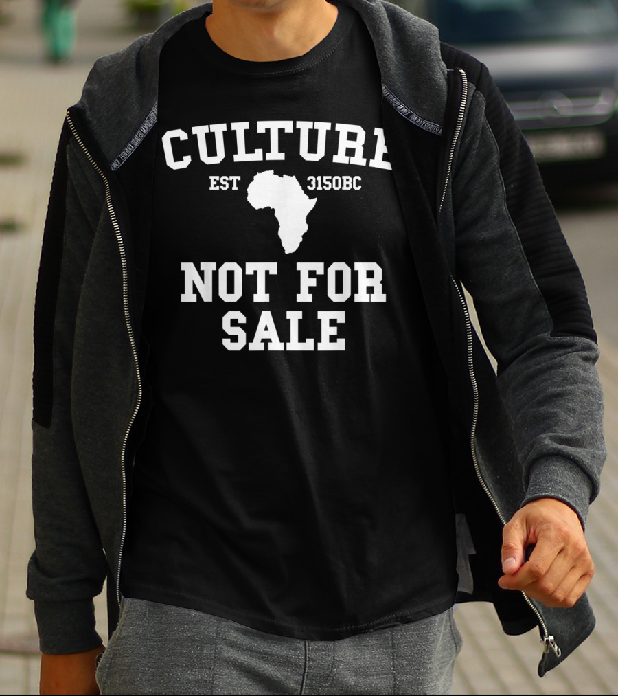 Culture Not For Sale Est 3150BC Black History Month Pride T-Shirt