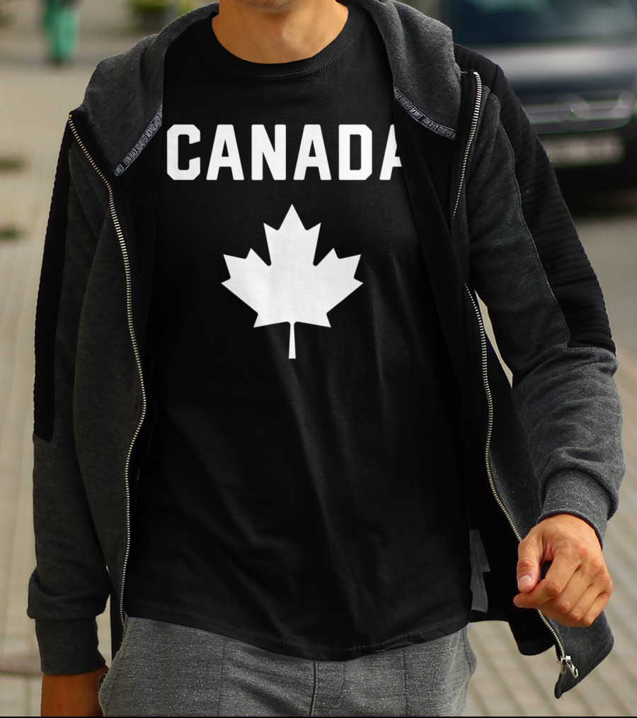 Canada Maple Leaf Minimalist T-Shirt