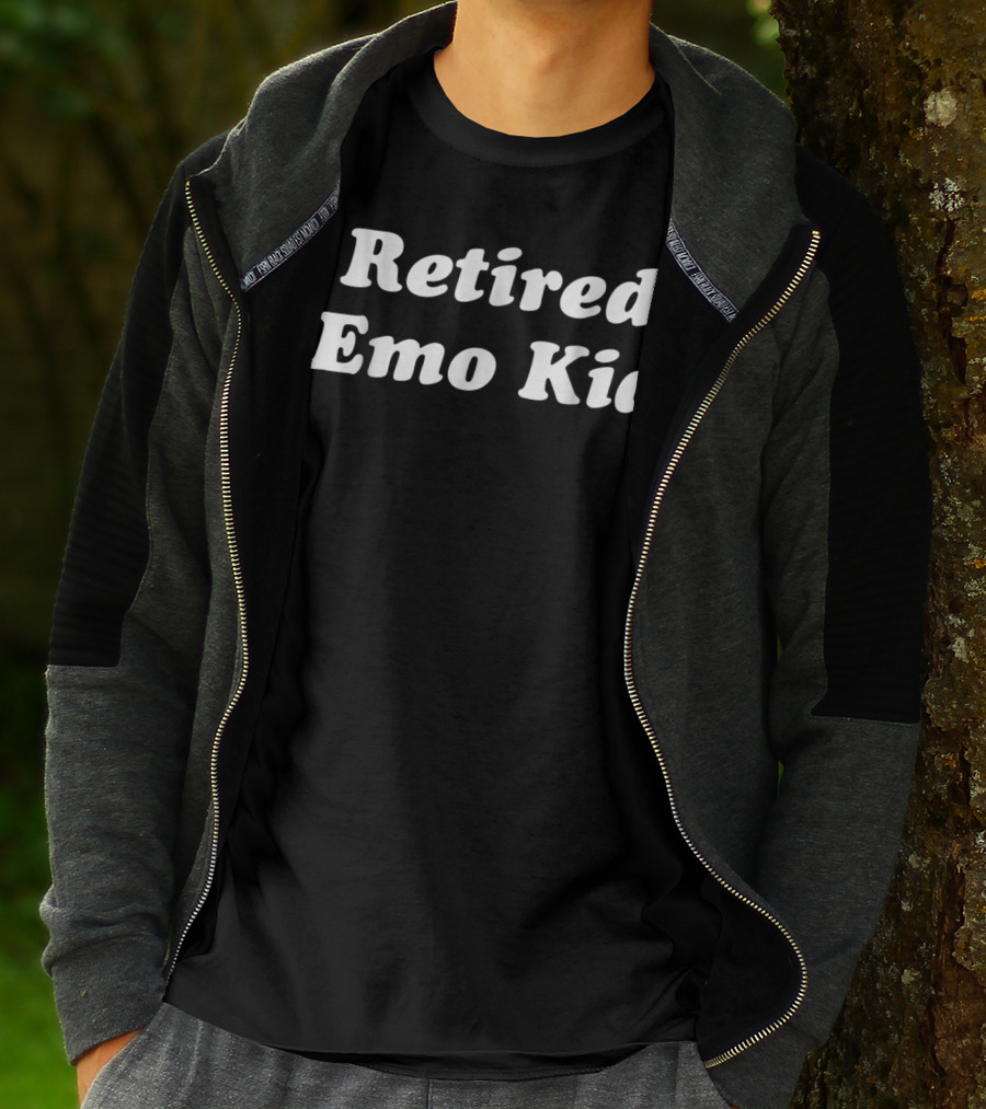 Retired Emo Kid Hipster Humor T-Shirt
