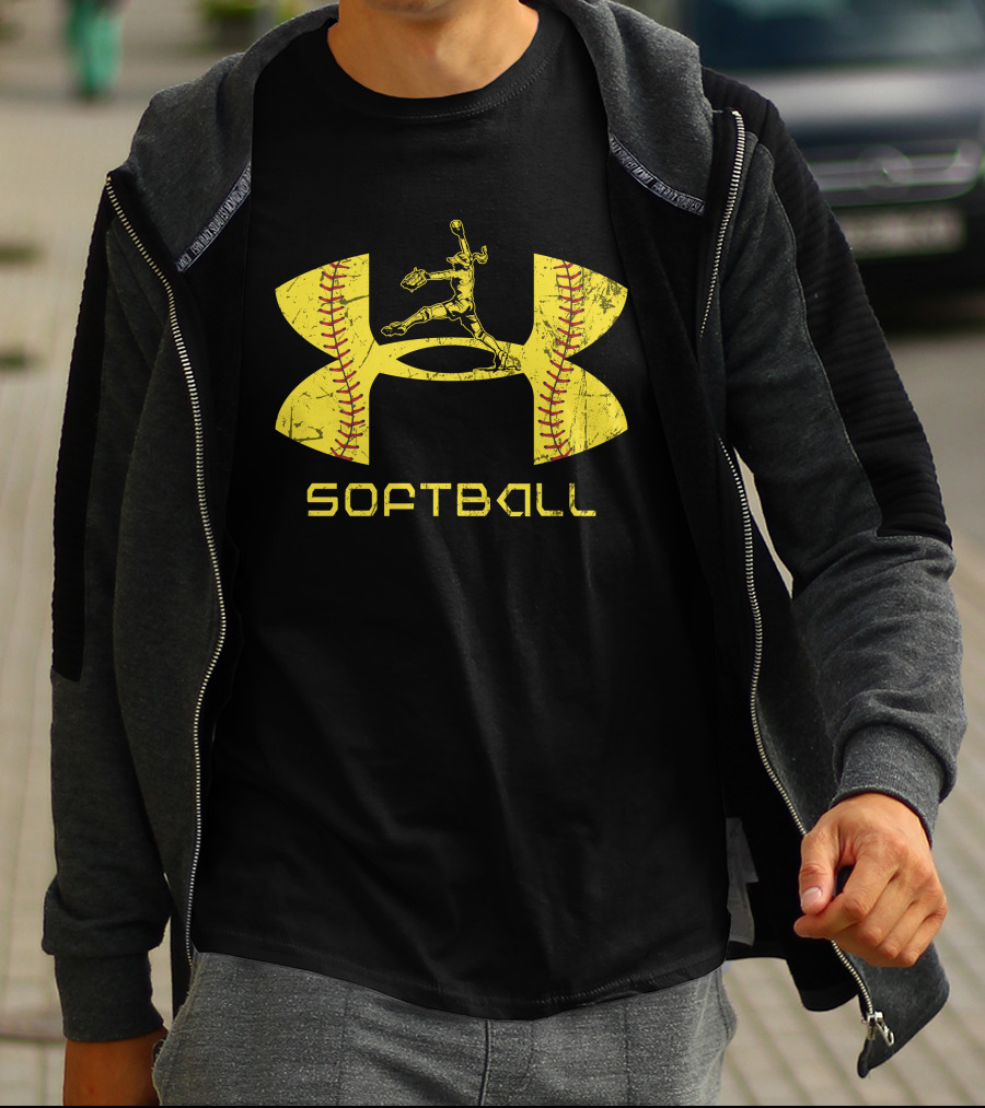 Softball Pitcher Yellow T-Shirt