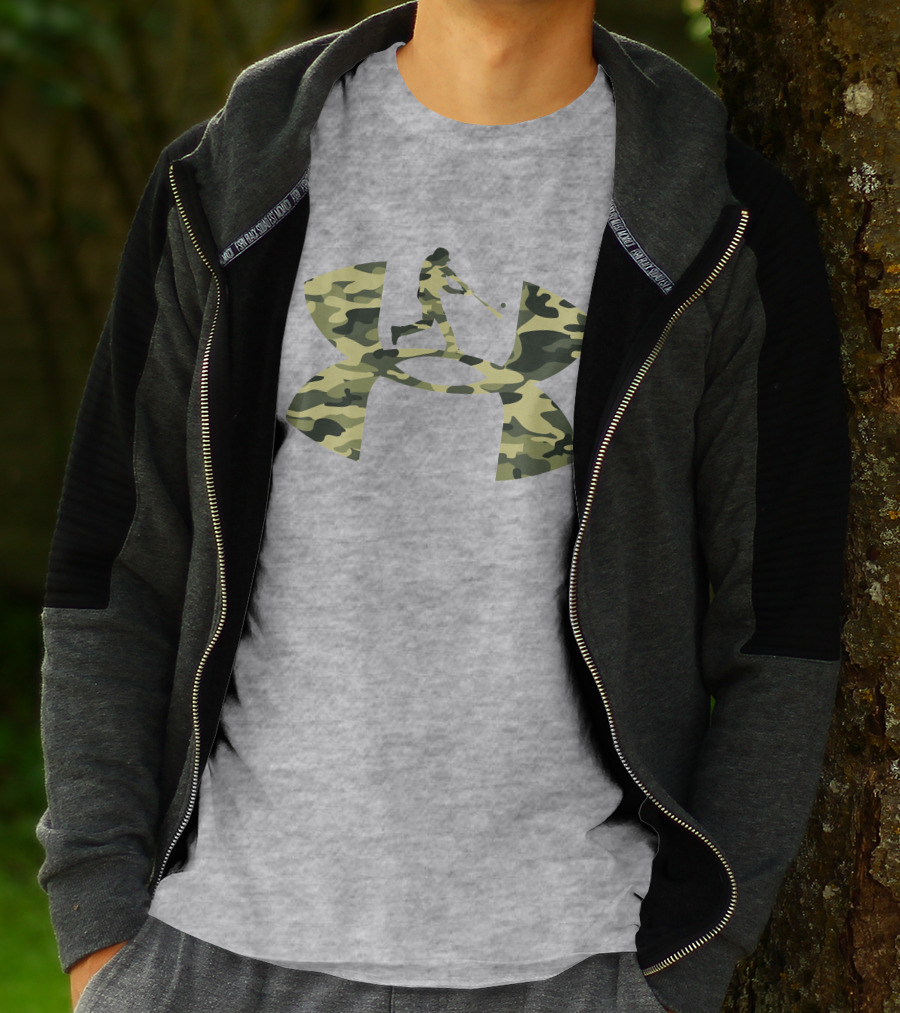 Under Armour Camo Baseball T-Shirt