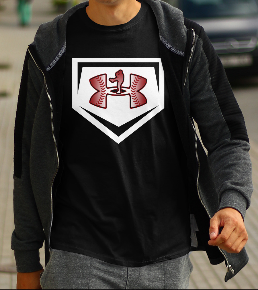 Under Armour Baseball Pitcher Home Plate T-Shirt