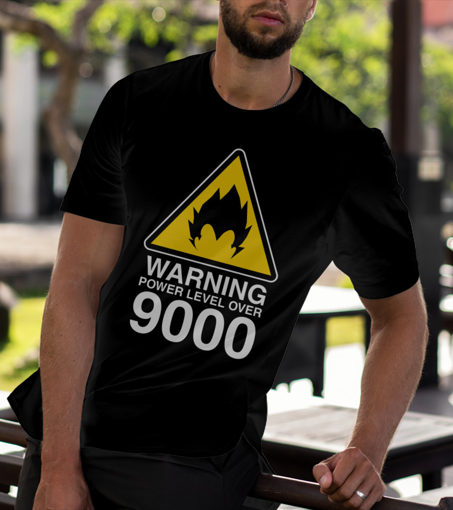 WARNING POWER LEVEL OVER 9000 T-Shirt