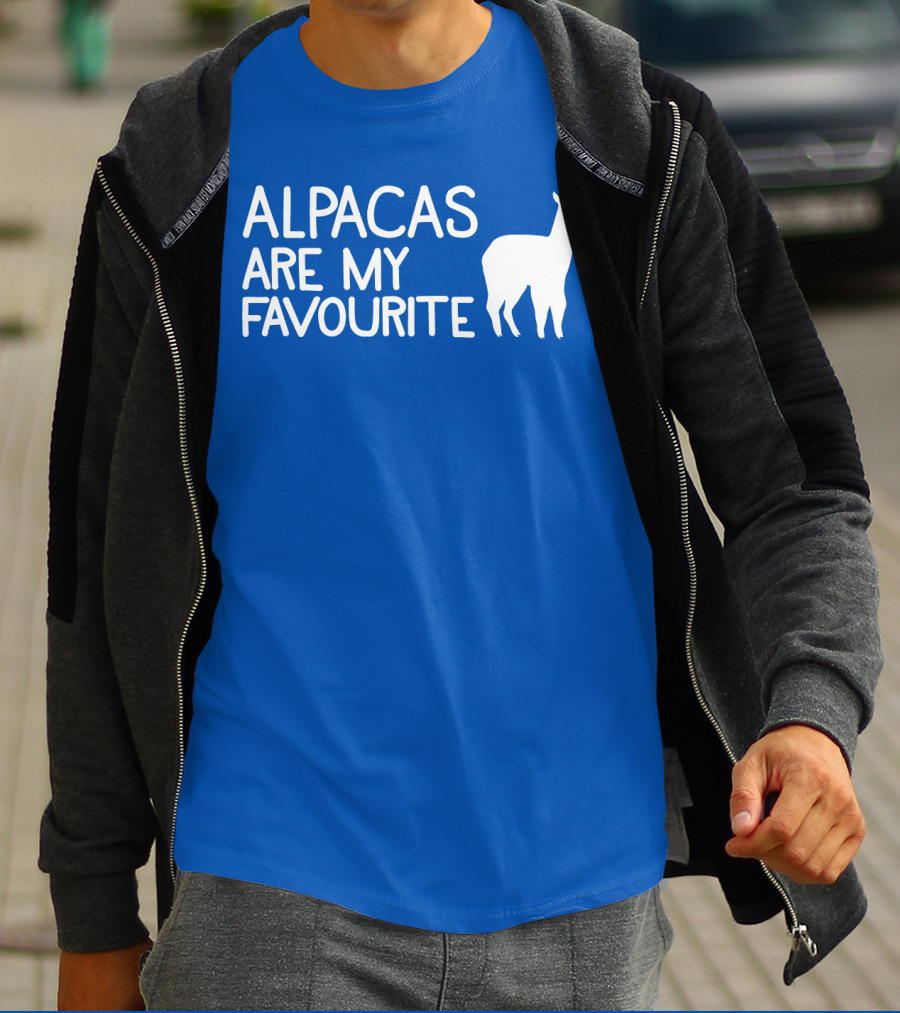 Alpacas Are My Favourite T-Shirt