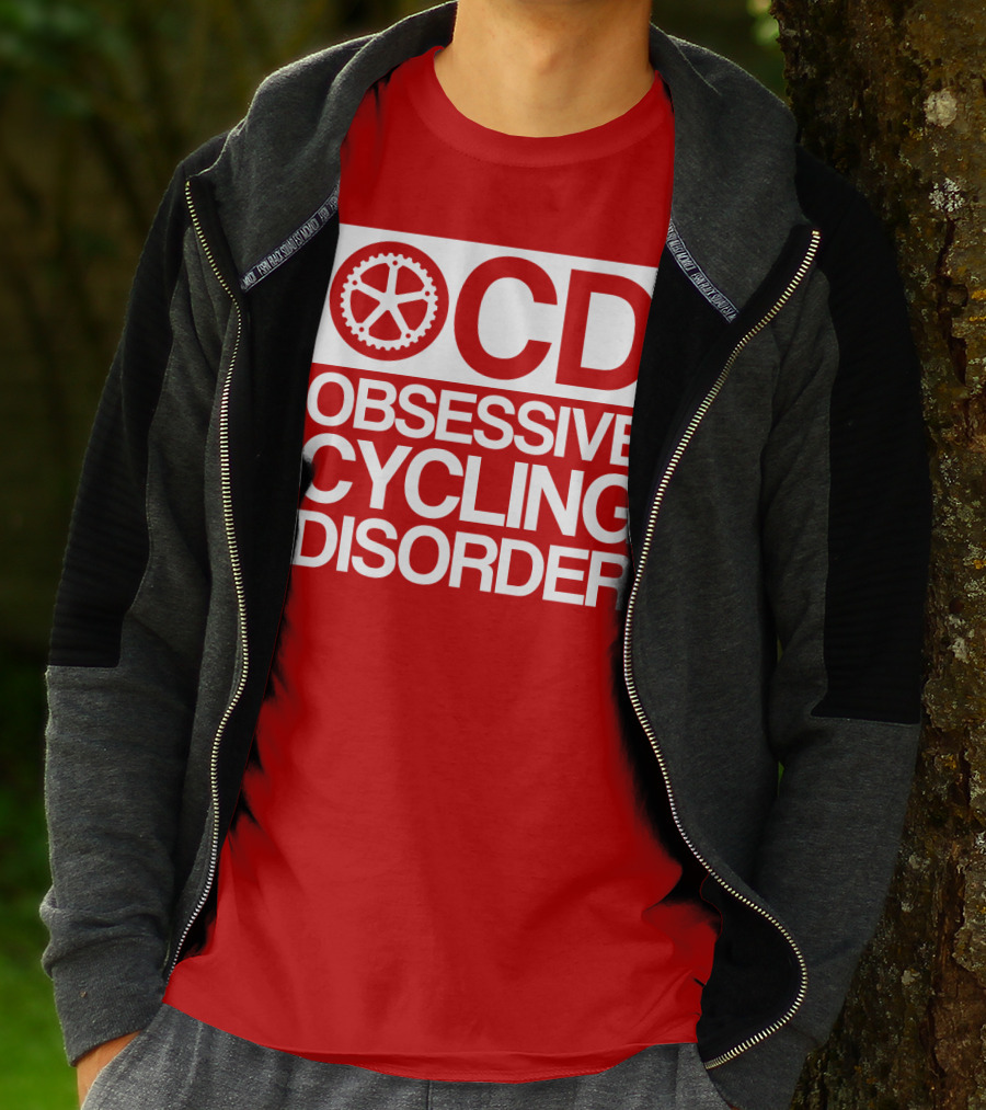 OCD Obsessive Cycling Disorder Gearwheel T-Shirt