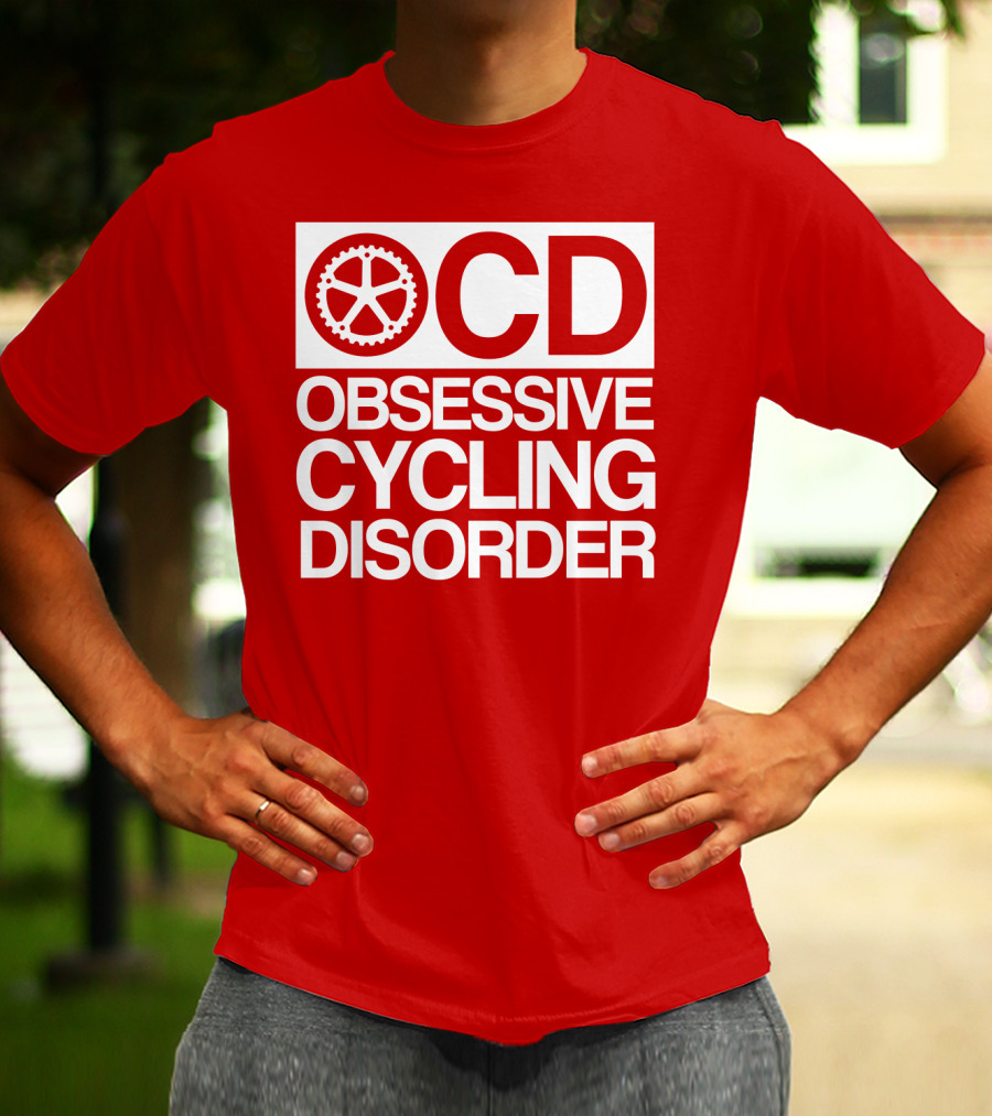 OCD Obsessive Cycling Disorder Gearwheel T-Shirt