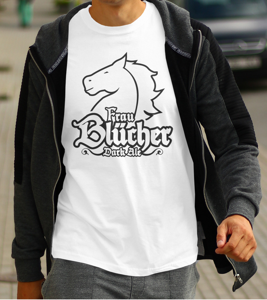 Frau Blücher Dark Ale Horse T-Shirt