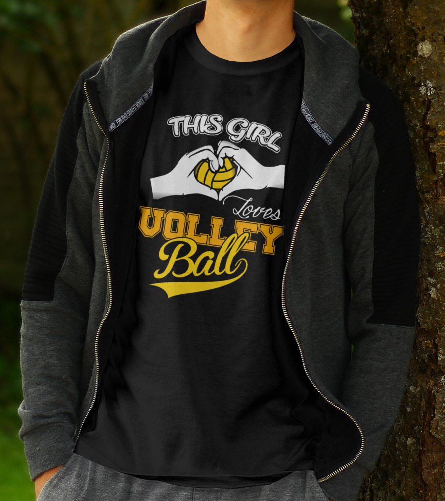 This Girl Loves Volleyball T-Shirt