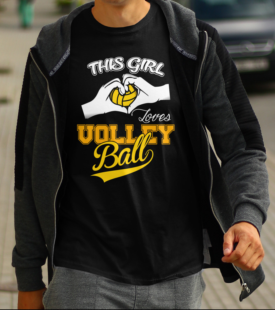 This Girl Loves Volleyball T-Shirt