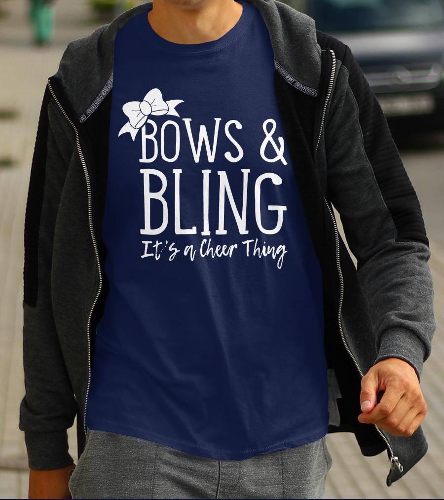 Bows And Bling It's A Cheer Thing Enthusiasts Unite T-Shirt