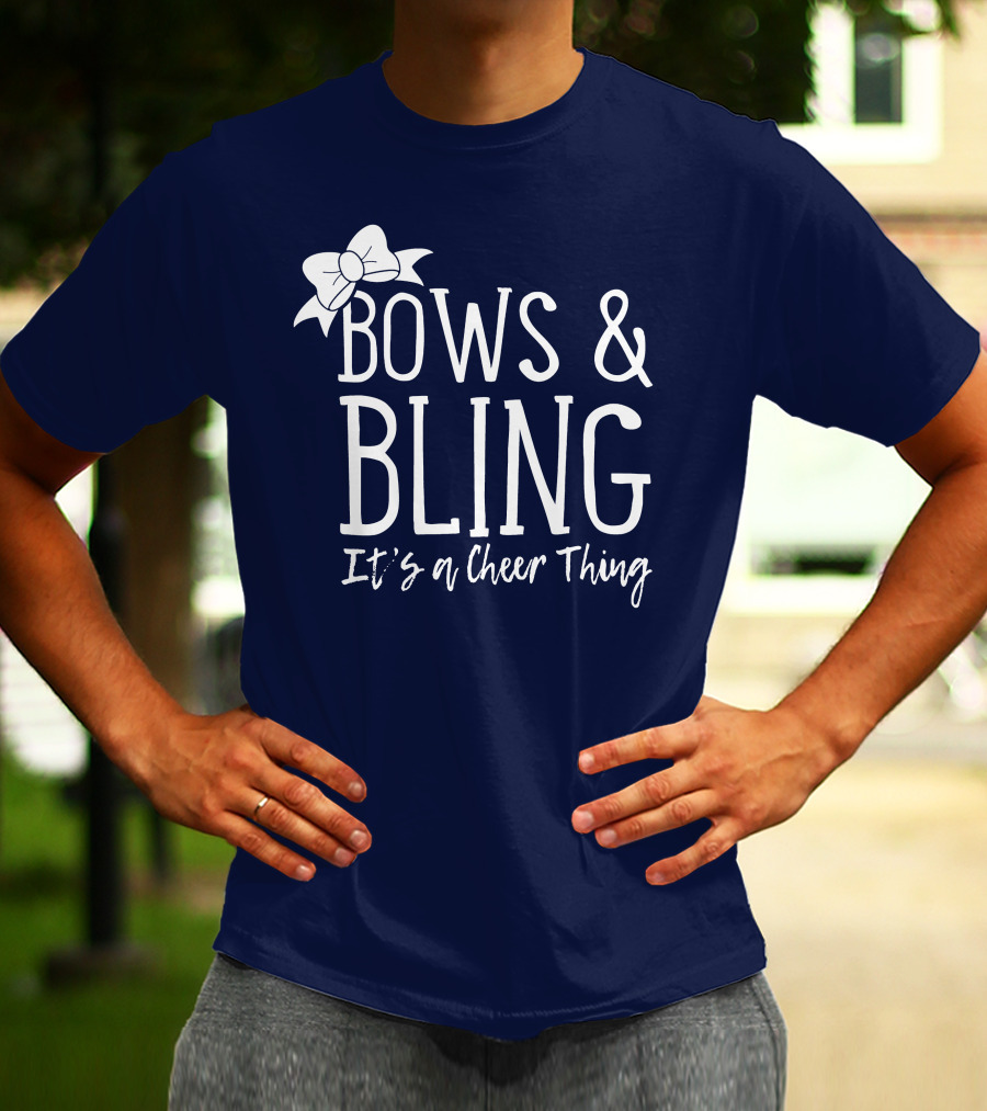 Bows And Bling It's A Cheer Thing Enthusiasts Unite T-Shirt