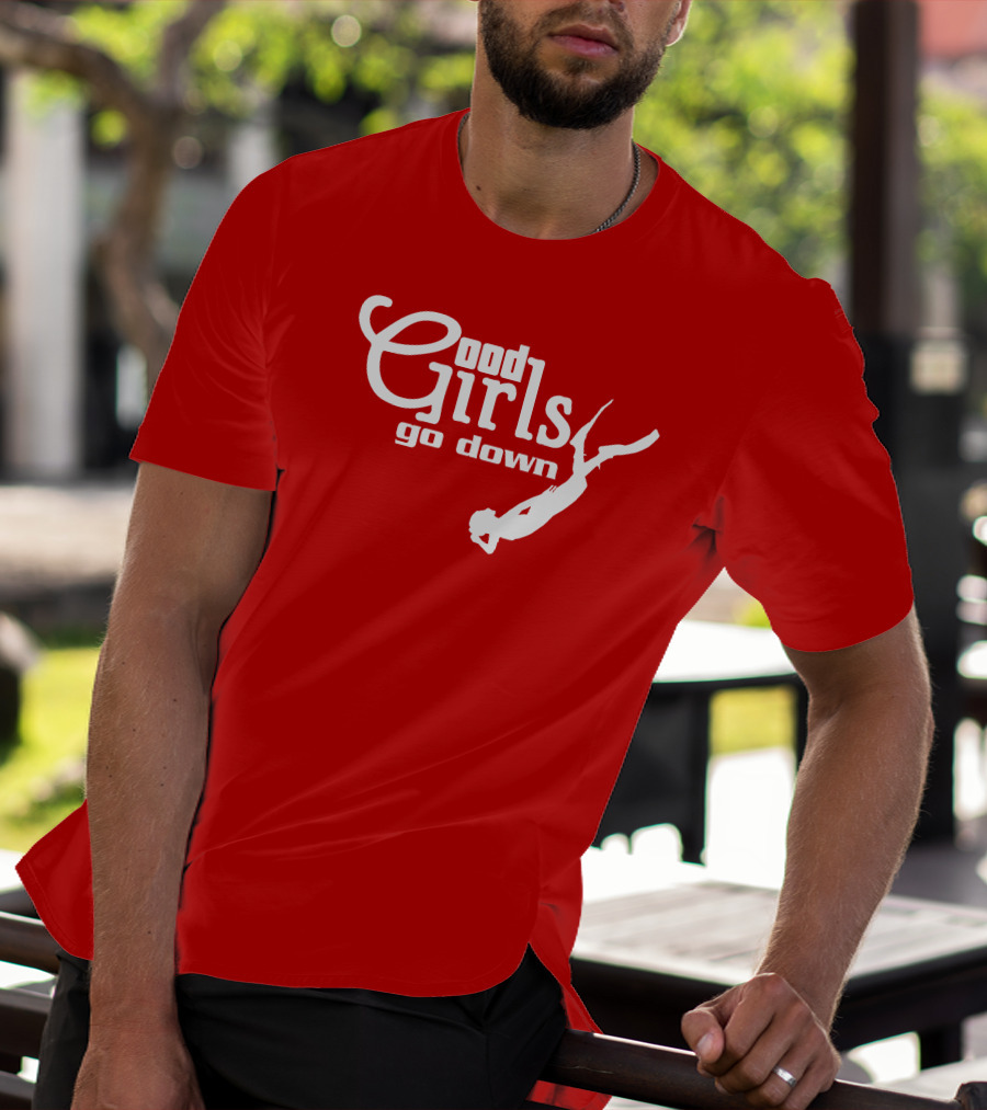 Good Girls Go Down Diving T-Shirt