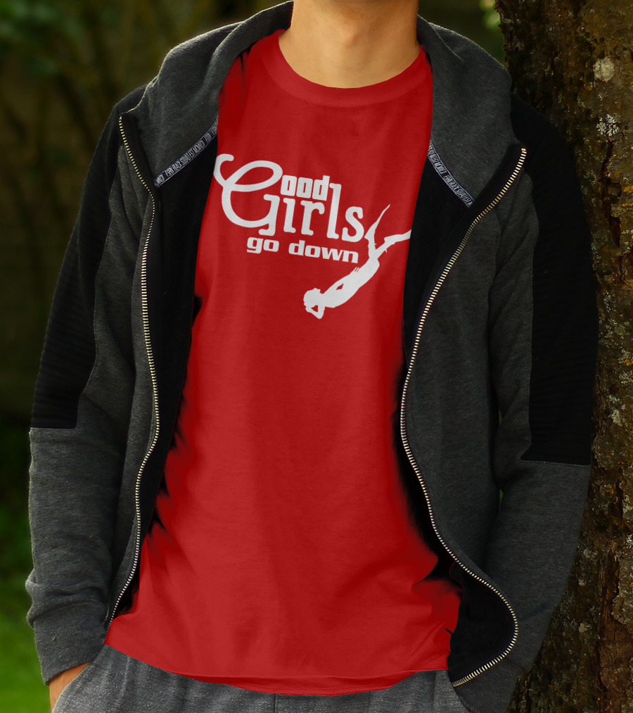 Good Girls Go Down Diving T-Shirt