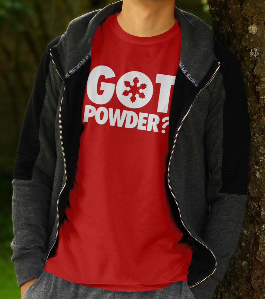 Got Powder Snowflake Skiing Enthusiast T-Shirt