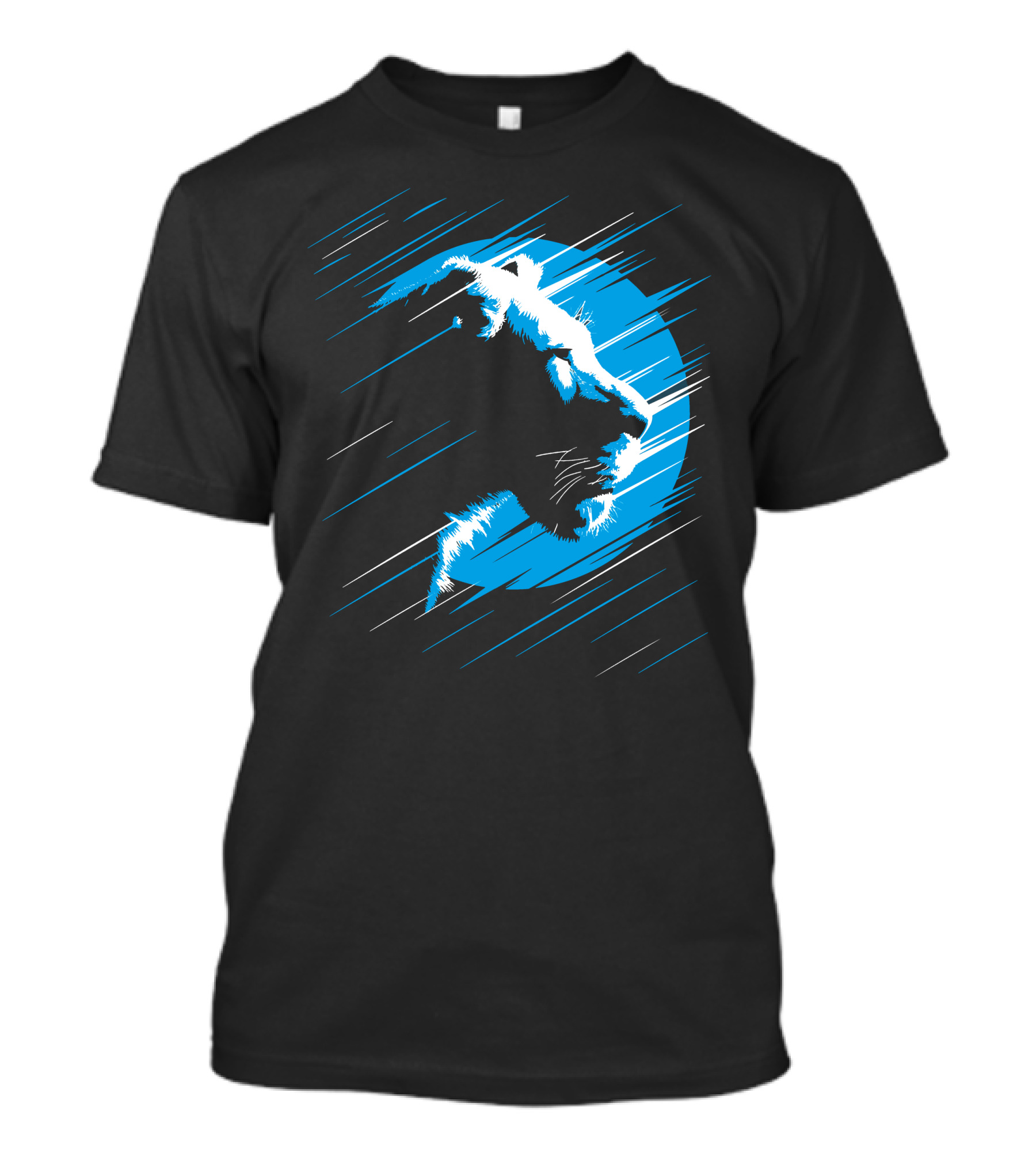 Lioness Blue Predator In Moonlight Stripes T-Shirt