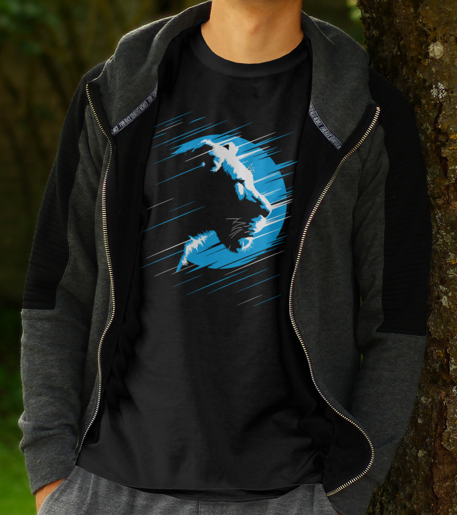 Lioness Blue Predator In Moonlight Stripes T-Shirt