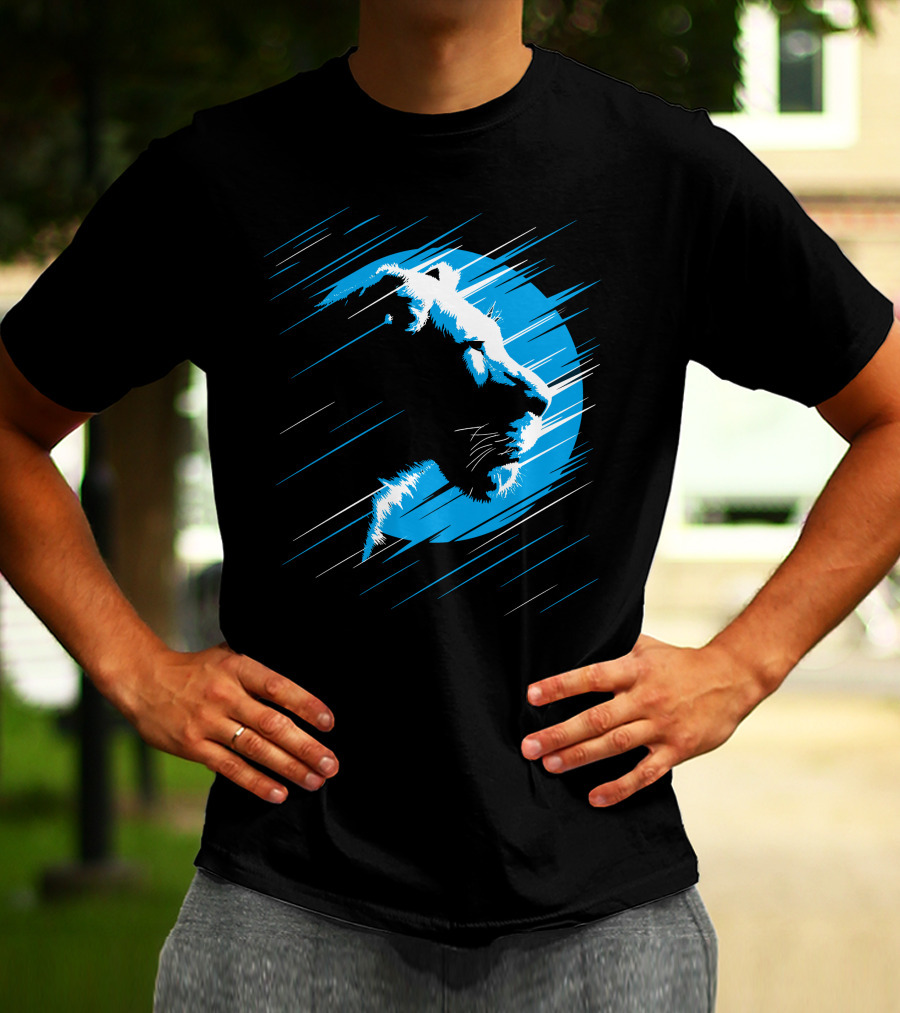 Lioness Blue Predator In Moonlight Stripes T-Shirt