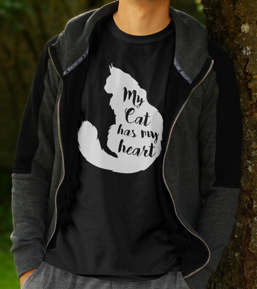 My Cat Has My Heart Cat T-Shirt