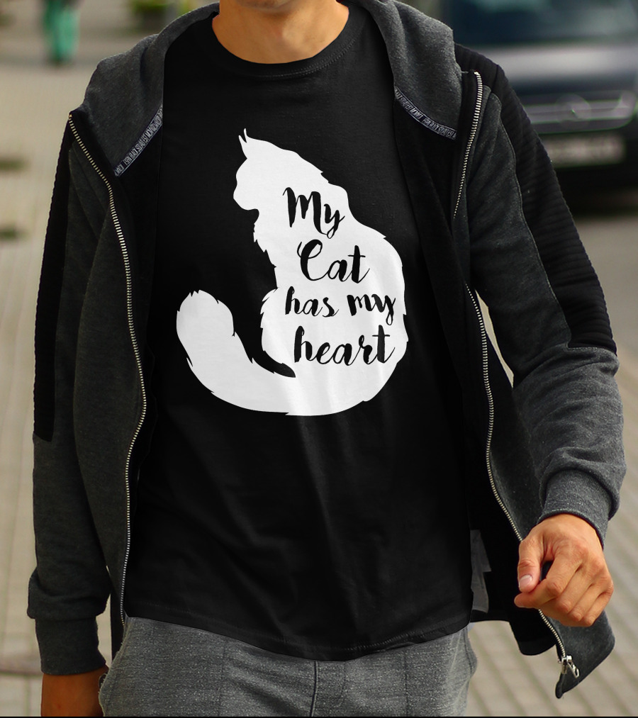 My Cat Has My Heart Cat T-Shirt