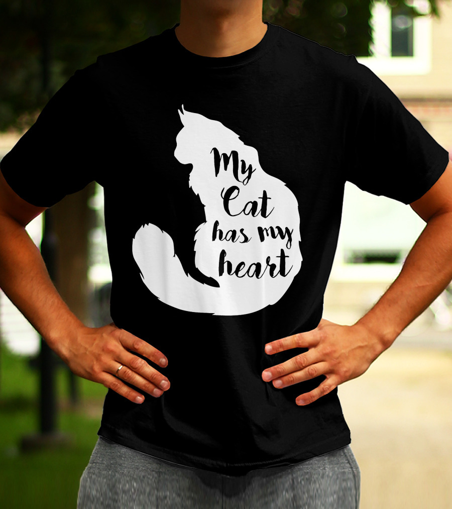 My Cat Has My Heart Cat T-Shirt