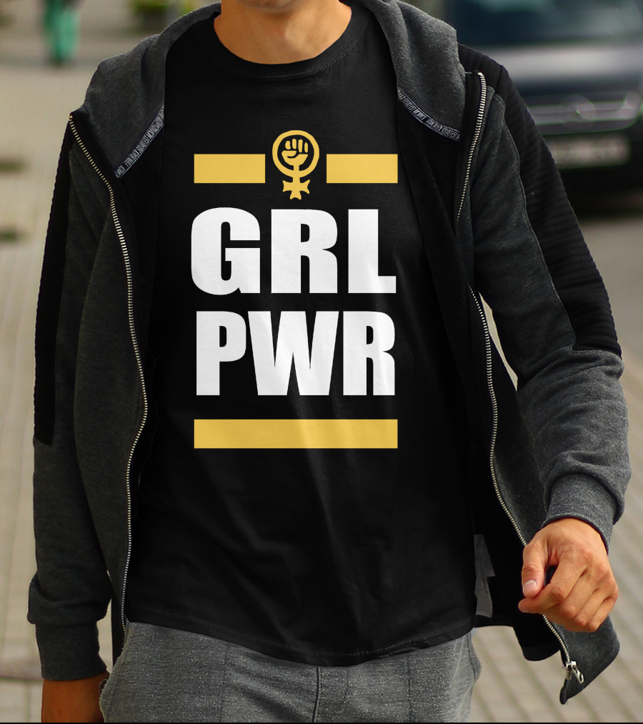 GRL PWR Feminist Symbol Empowerment T-Shirt