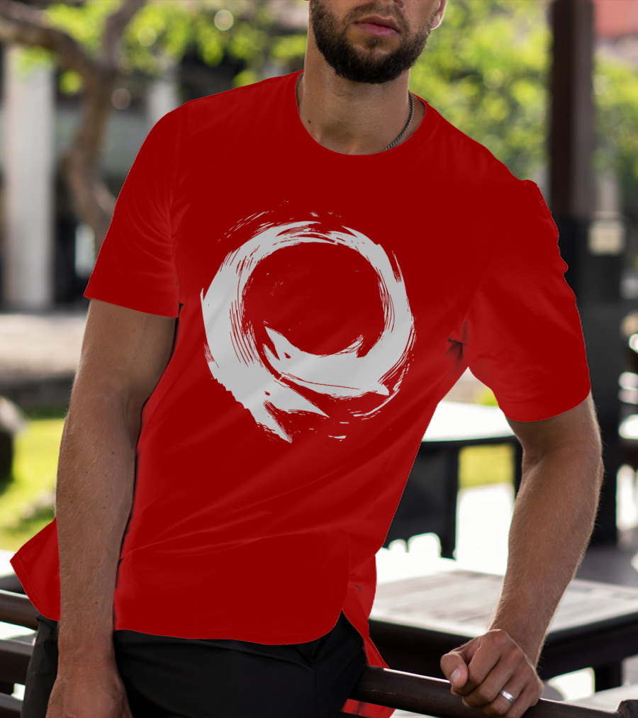 SharX Zen Enso Circle Brushstroke T-Shirt
