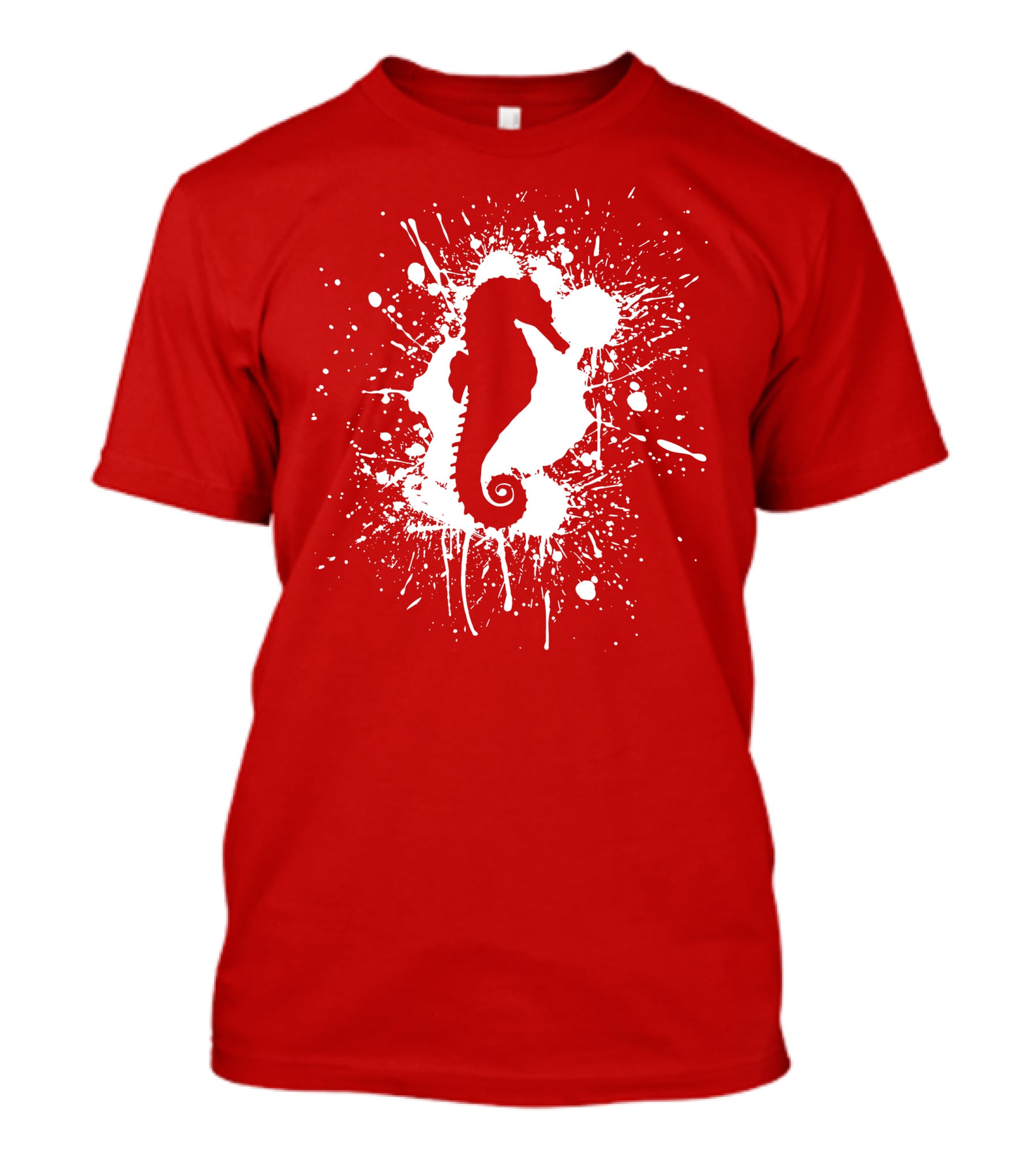 Seahorse Splatter T-Shirt
