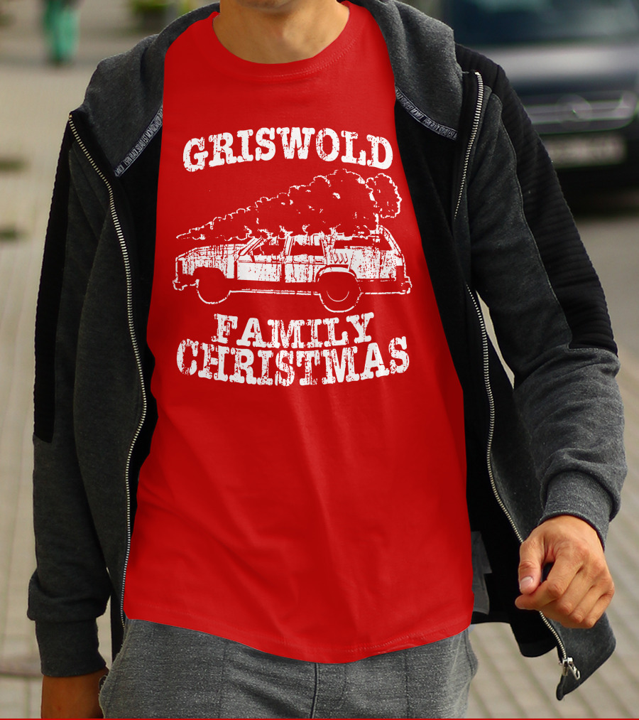 Griswold Family Christmas Tree Car Journey T-Shirt