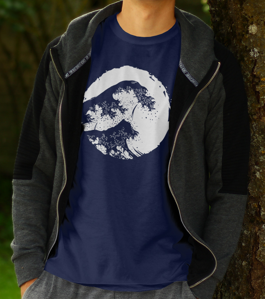 Wave In Japan Iconic Circle T-Shirt