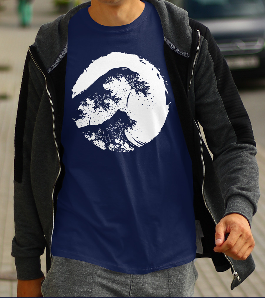 Wave In Japan Iconic Circle T-Shirt