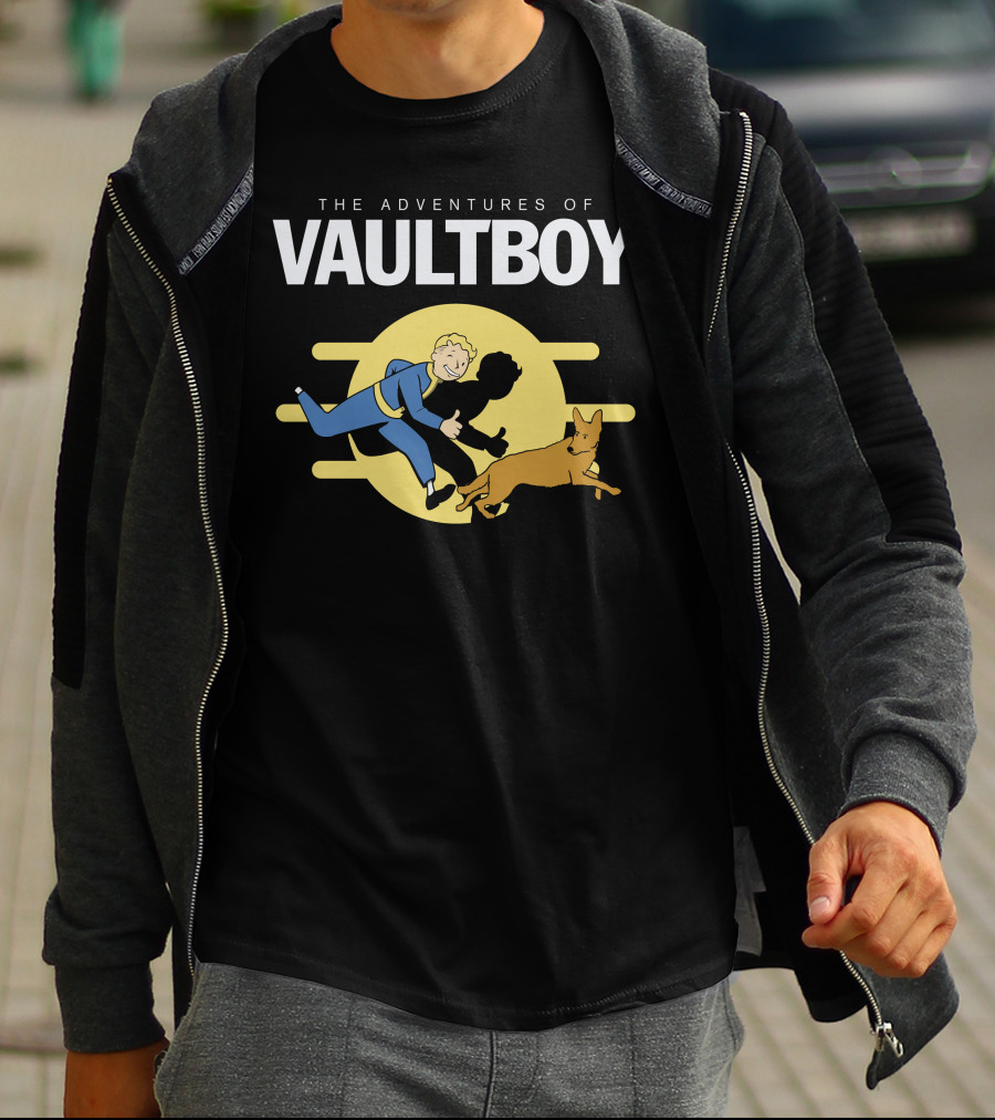 The Adventures Of Vault Boy And His Dog T-Shirt