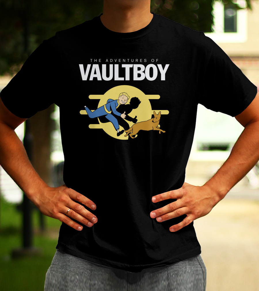 The Adventures Of Vault Boy And His Dog T-Shirt