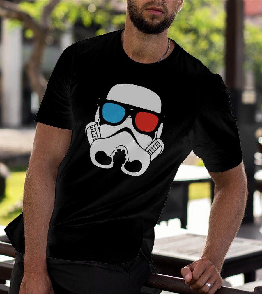 Cool Trooper 3D Glasses Stormtrooper T-Shirt