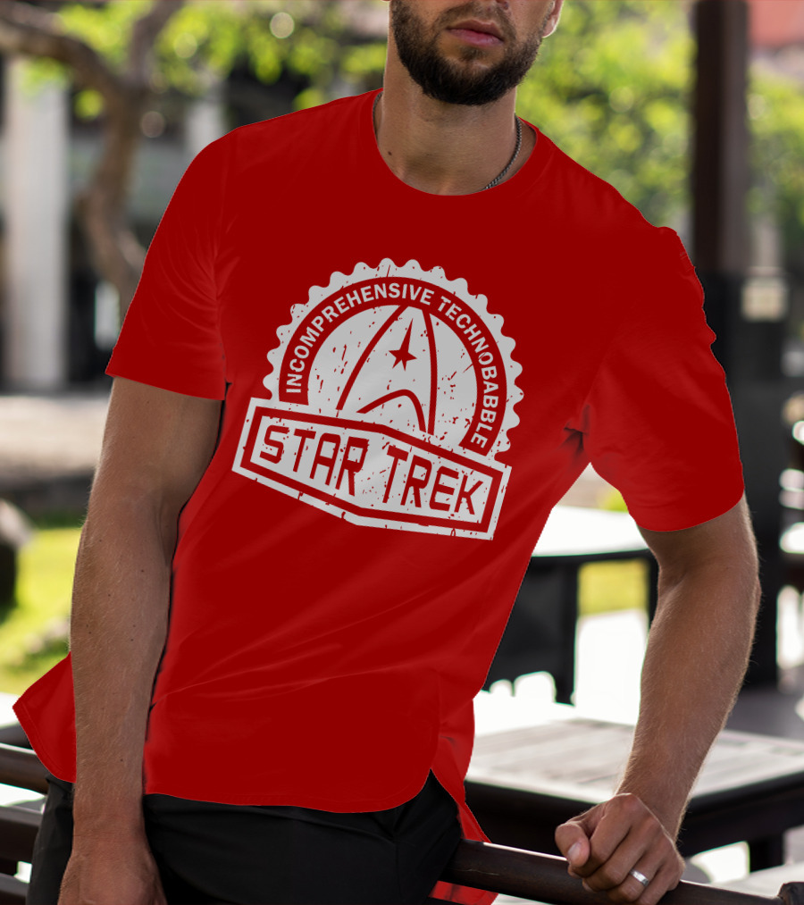 INCOMPREHENSIVE TECHNOBABBLE CREST SERIES STAR TREK T-Shirt
